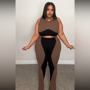 Black and brown set.